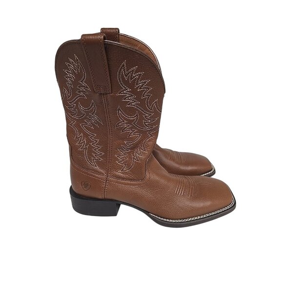 Ariat Men's Sport Latigo Toasted Tan Soft Toe Western Boot 10044559 Size 10EE - Picture 2 of 7